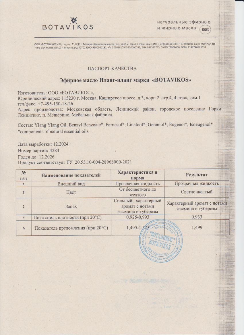 Паспорт №122024